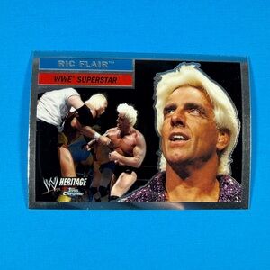 2006 WWE Topps Heritage Chrome Ric Flair #25